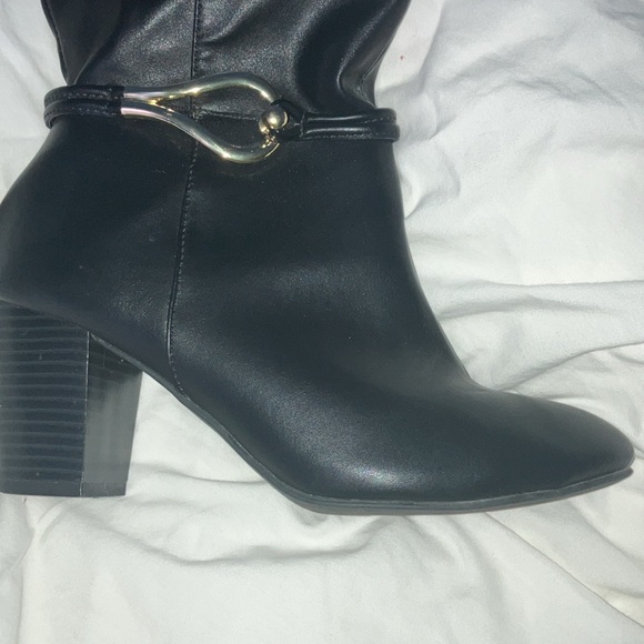 Dexflex Comfort Knee High Black Boots 7 1/2 Wide - Picture 13 of 17